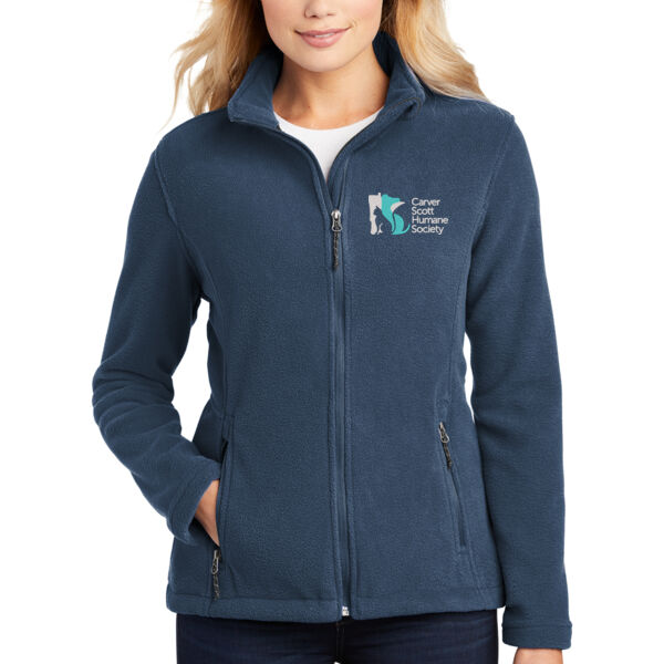 Port Authority Ladies Value Fleece Jacket - Embroidered Logo Thumbnail