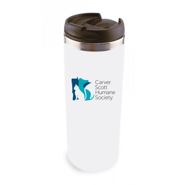 14oz. Stainless Steel Tumbler - Sublimated Logo Thumbnail