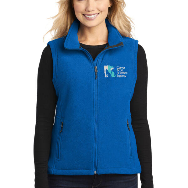 Port Authority® Ladies Value Fleece Vest - Embroidered Logo Thumbnail