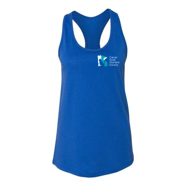 Bella & Canvas Women's Jersey Racerback Tank - Printed Logo Thumbnail