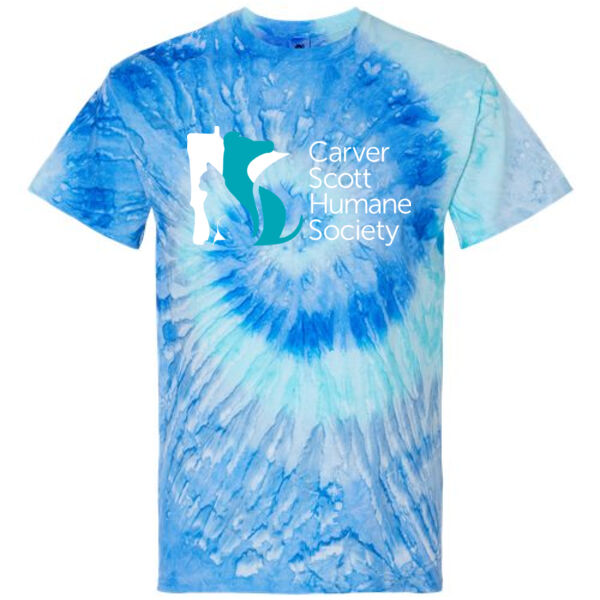 Colortone Multi Color Tie Dyed T-Shirt - Printed Logo Thumbnail