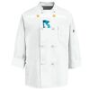 Eight Knot Button Chef Coat with Thermometer Pocket Thumbnail
